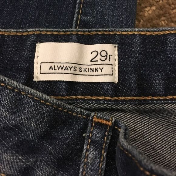Gap Always Skinny Jeans - 28" inseam, Size 29R - Picture 4 of 6